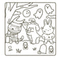 Sweet & Scary: Halloween Coloring Book