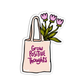 Grow Positive Thoughts Vinyl Textured Stickers