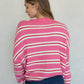 Piper Cardigan - Varsity Stripe