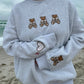 Teddy Bear Embroider Sweatshirt