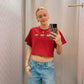 Red Yellowstone Vintage Tee