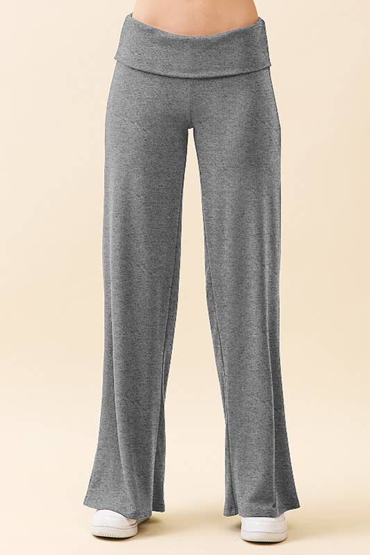 Soft Wide Fold Over Pants