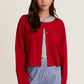 Round Neck Sweater Cardigan
