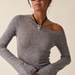ONE-SHOULDER SIMPLE KNIT