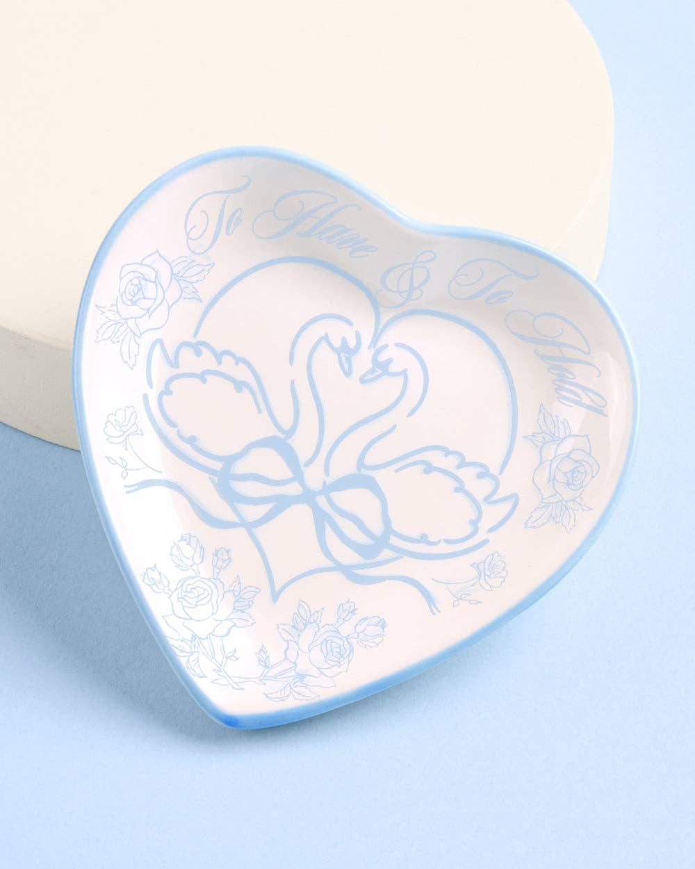 To Have & To Hold Ring Tray | something blue bride