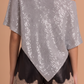 SEQUIN SWEATER PONCHO