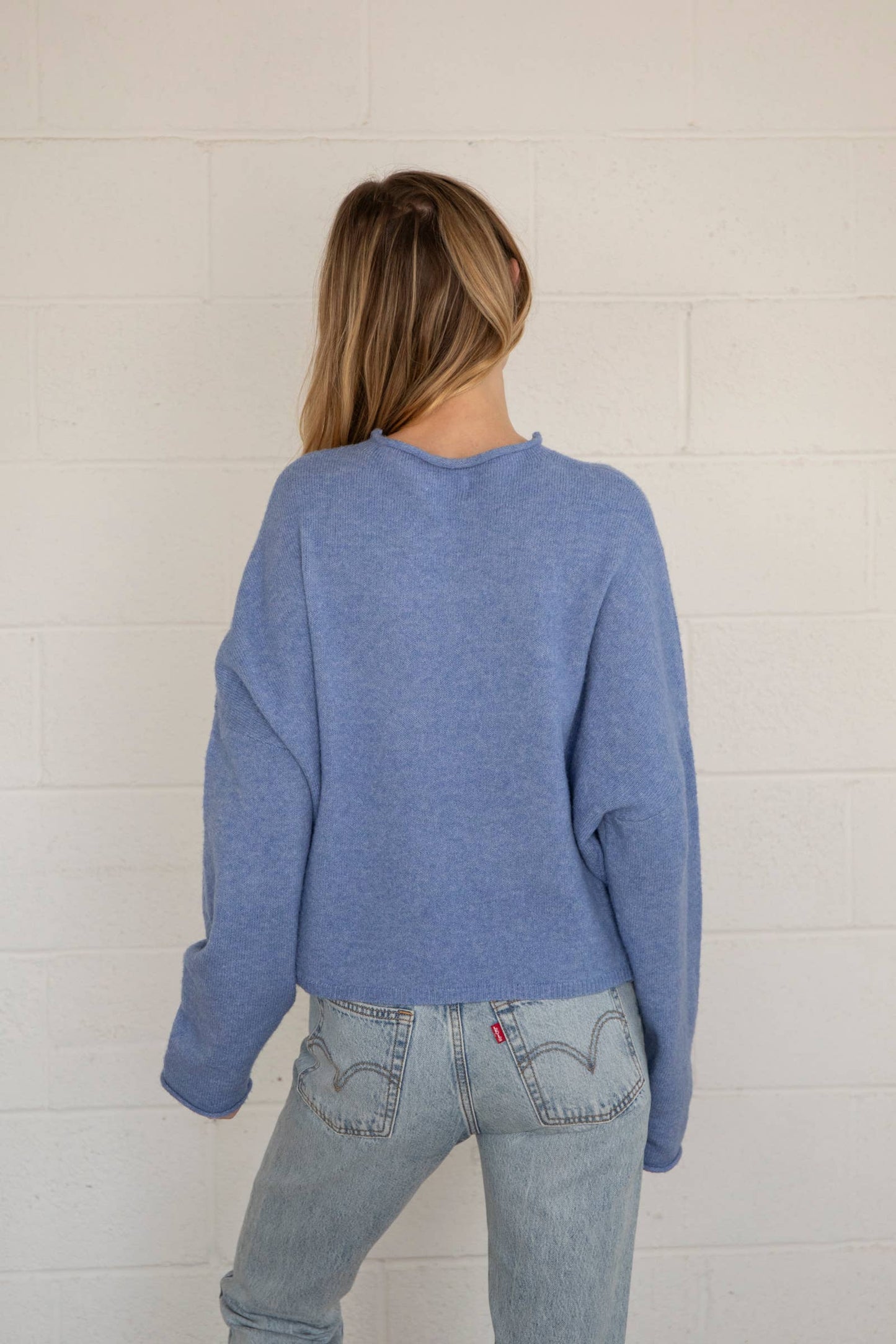 Dusty Blue Piper Cardigan