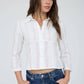 Collared White Button Up