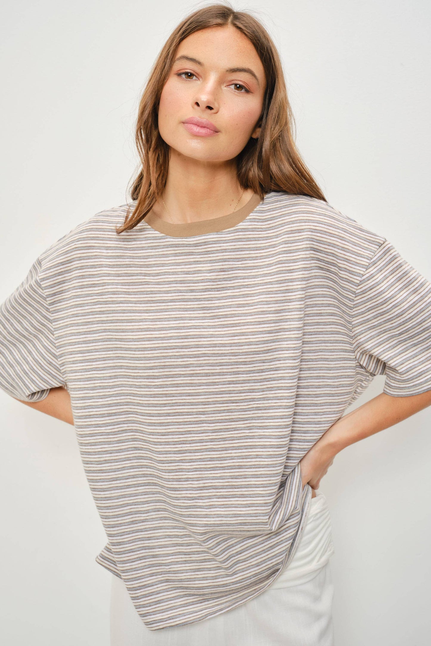 PIA STRIPED TEE