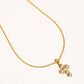 Raimon 18K Gold Non-Tarnish Dainty Cross Necklace