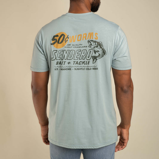 50 Cent Worms T-Shirt: Sterling Blue / X-Large