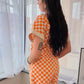 Checkered Romper
