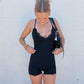 Satin Lace Romper
