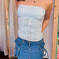 Megan Lace Tube Top