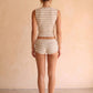 Candy Stripe Mini Shorts