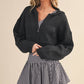 Kat Knit Zip Up Hoodie Sweater
