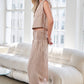 Striped Wide Leg Smocked Pants