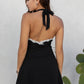 Polka Dot Lace Mini Dress