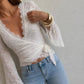 WRAP LACE TOP