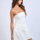 Solid Straight Tube Mini Dress