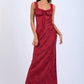 Satin Ruched Bust Sleeveless Open Back