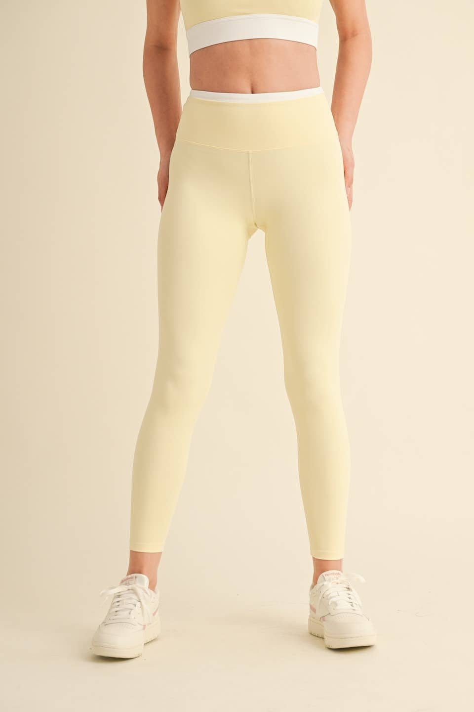 Contrast Binding Legging