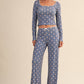Teddy Bear Print Top