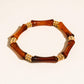 Alun 18K Gold Non-Tarnish Bamboo Resin Bangle Set