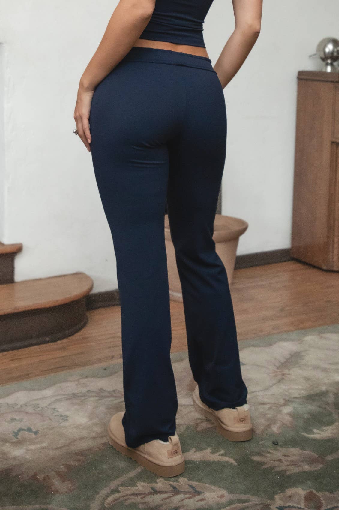 Mila Fold Over Wide Leg Pants