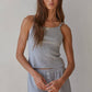 Knit Pointelle Ribbed Cami
