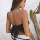 Ella Self-Tie Scarf Top