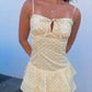 Butter Yellow Ruffle Dress