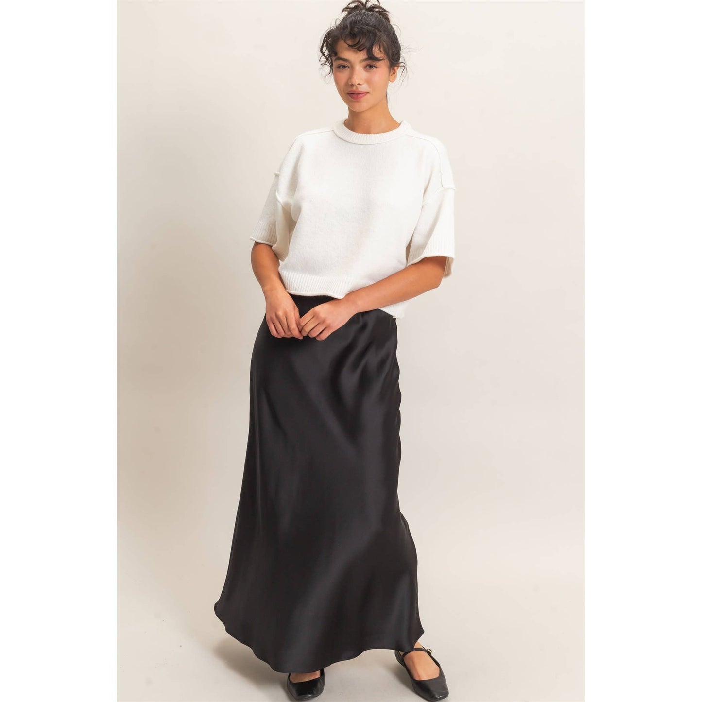 Satin Maxi Skirt