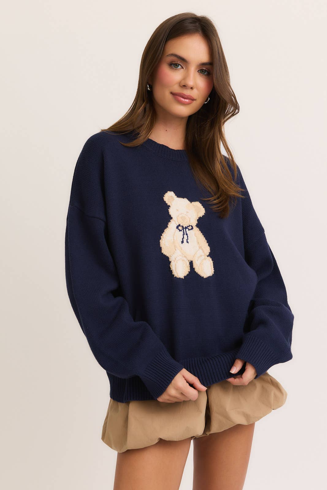 White Teddy Bear Crew