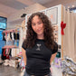 Embroidery Martini Baby Tee