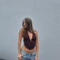 Cowl Neck Halter Top