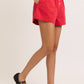 High Waisted Boxy Bow Shorts