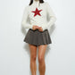 STAR ZIP UP CARDIGAN