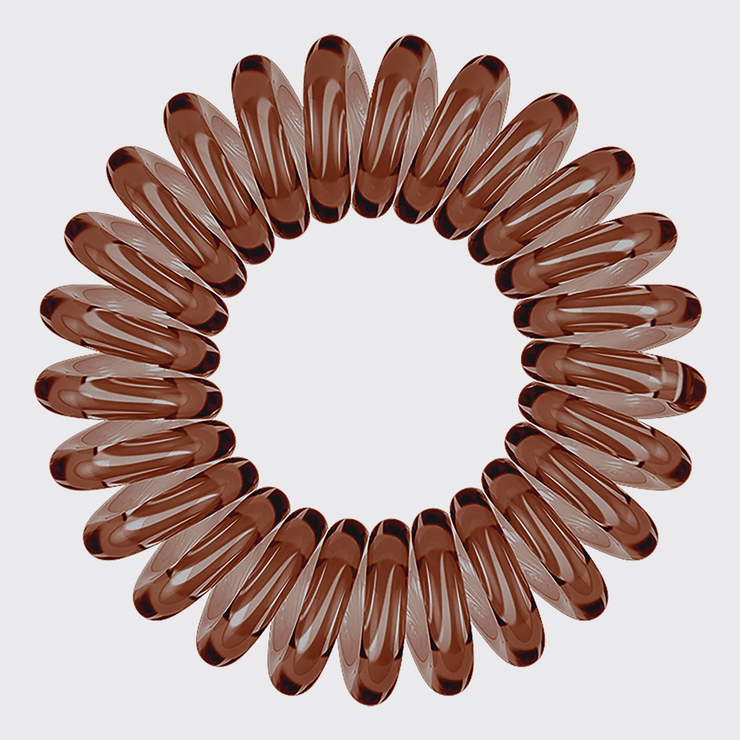 Spiral Hair Ties 8 Pack - Brunette