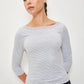 BELAIR STRIPED BOAT NECK TOP
