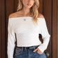 MARCELLE Asymmetric Slouchy Long Sleeve Top