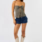 Tube Flyaway Top with Trim