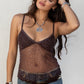 Allover Beaded V-Neck Cami Top