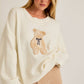 White Teddy Bear Crew