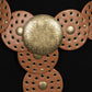 Faux Leather Western Bohemian Disc Belt