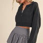 Kat Knit Zip Up Hoodie Sweater