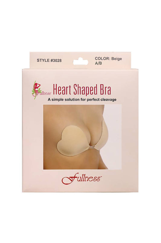 A/B: Heart Shaped Bra Beige