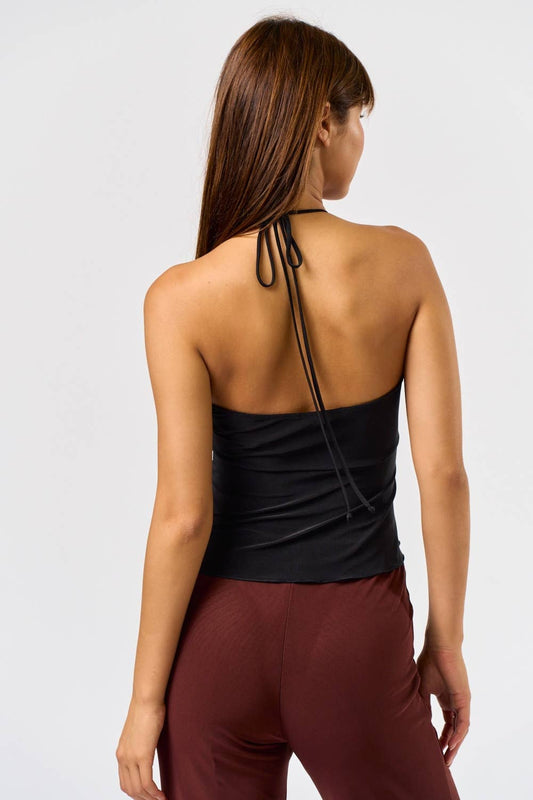 Sun Metal Hardware Halter Top