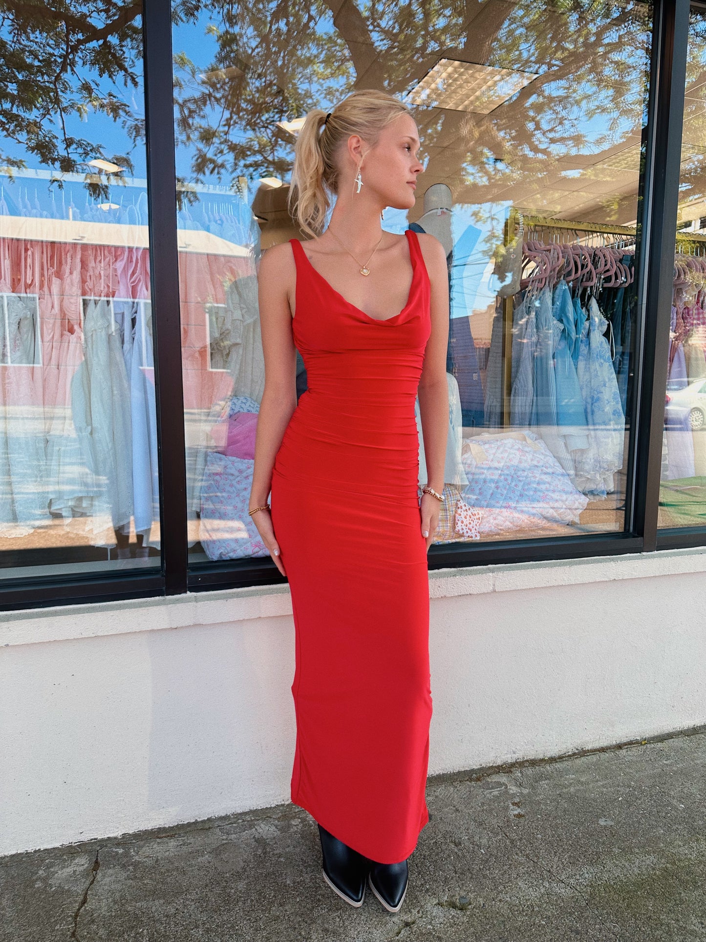 Red Maxi Dress