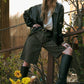 Pleather Oversized Bomber jacket